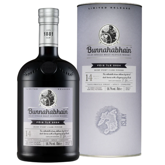 Bunnahabhain Feis Ile 2024 Ruby Port Cask Finish