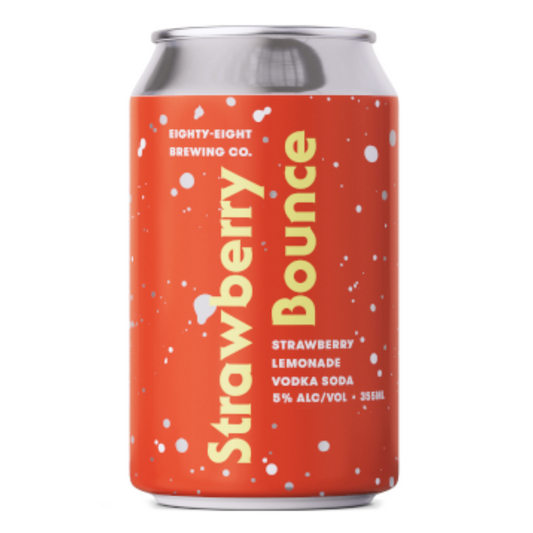 Eighty Eight Brewing Strawberry Bounce 4 x 355ml