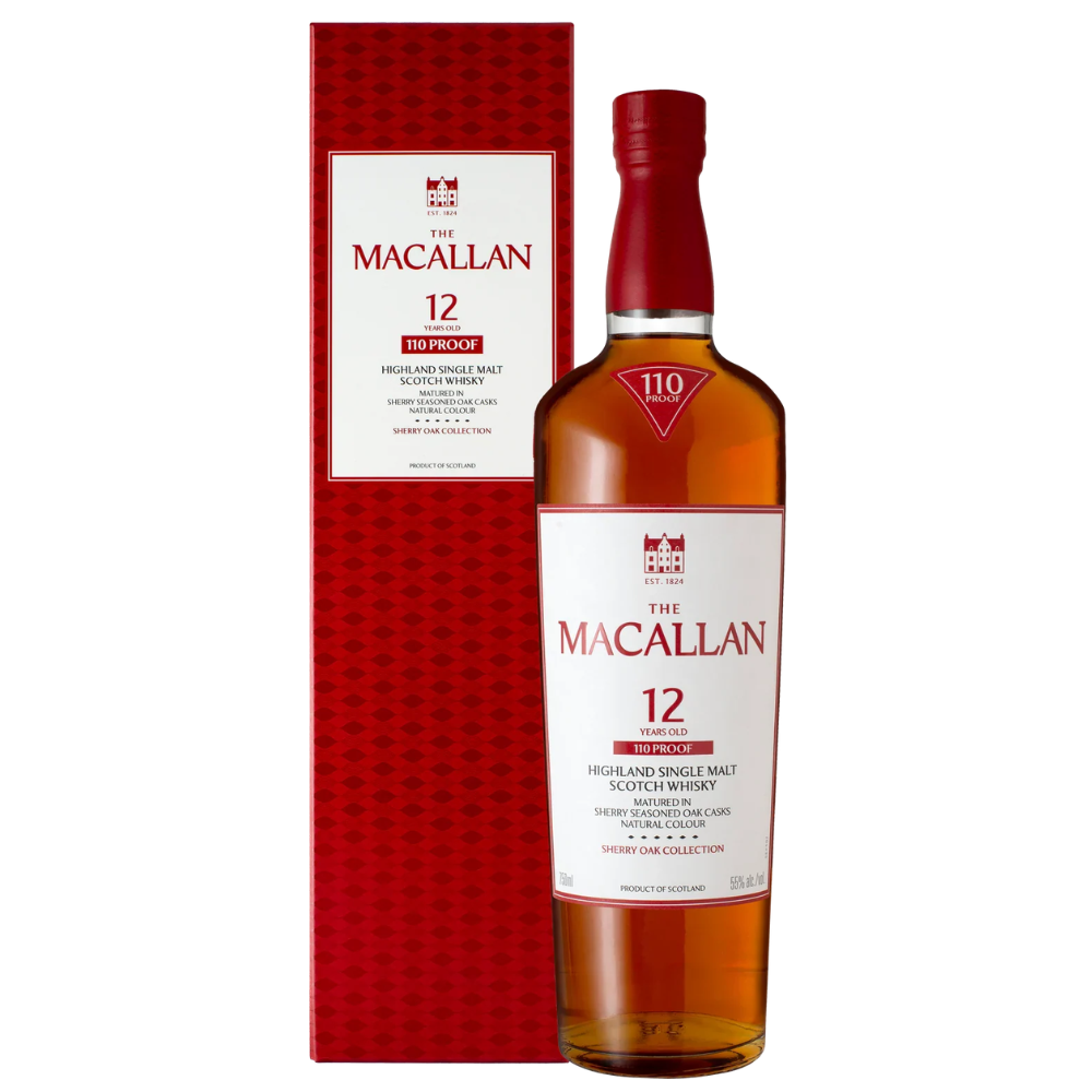 The Macallan Sherry Oak 12 Year Old 110 Proof