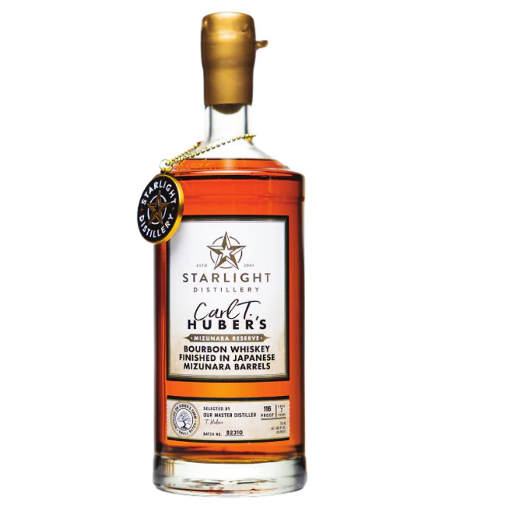 Starlight Distillery Mizunara Finished Bourbon Whiskey