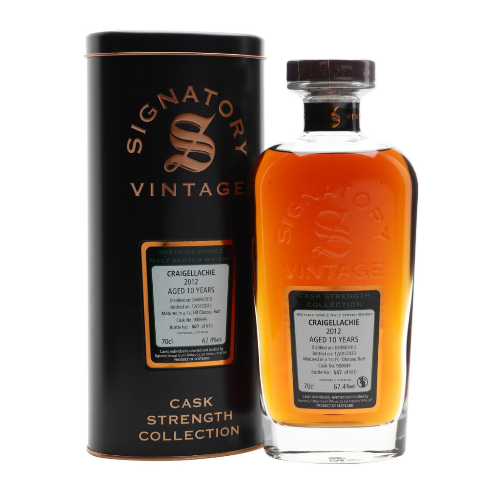 Craigellachie 2012 10 Year Old (Signatory Vintage)