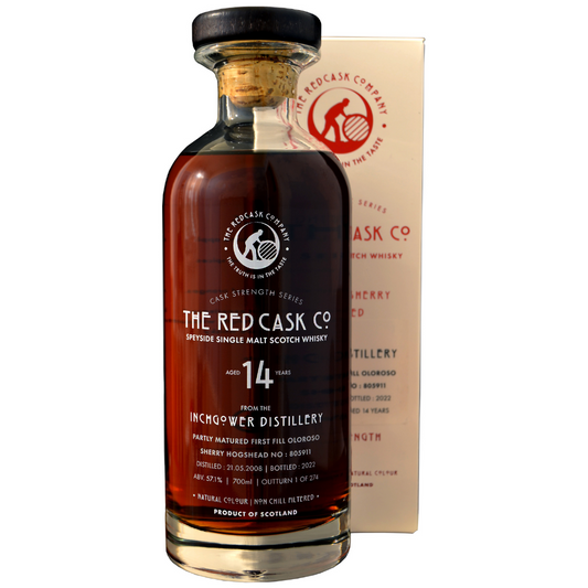 The Red Cask Co. Inchgower 14 Year Old First Fill Oloroso Single Cask