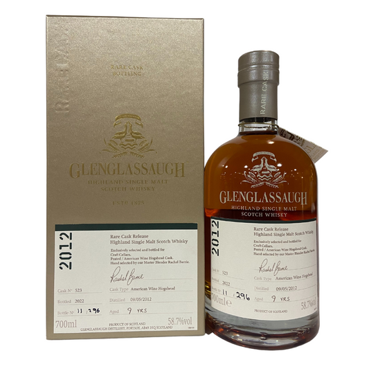 Glenglassaugh 2012-9 Year Old Cask 523-Rare Single Cask Release