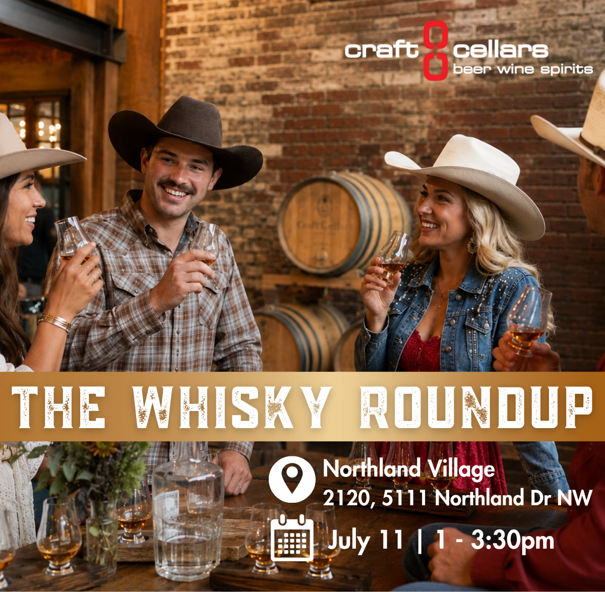 Craft Cellars Stampede Whisky Festival | July 11, 2026