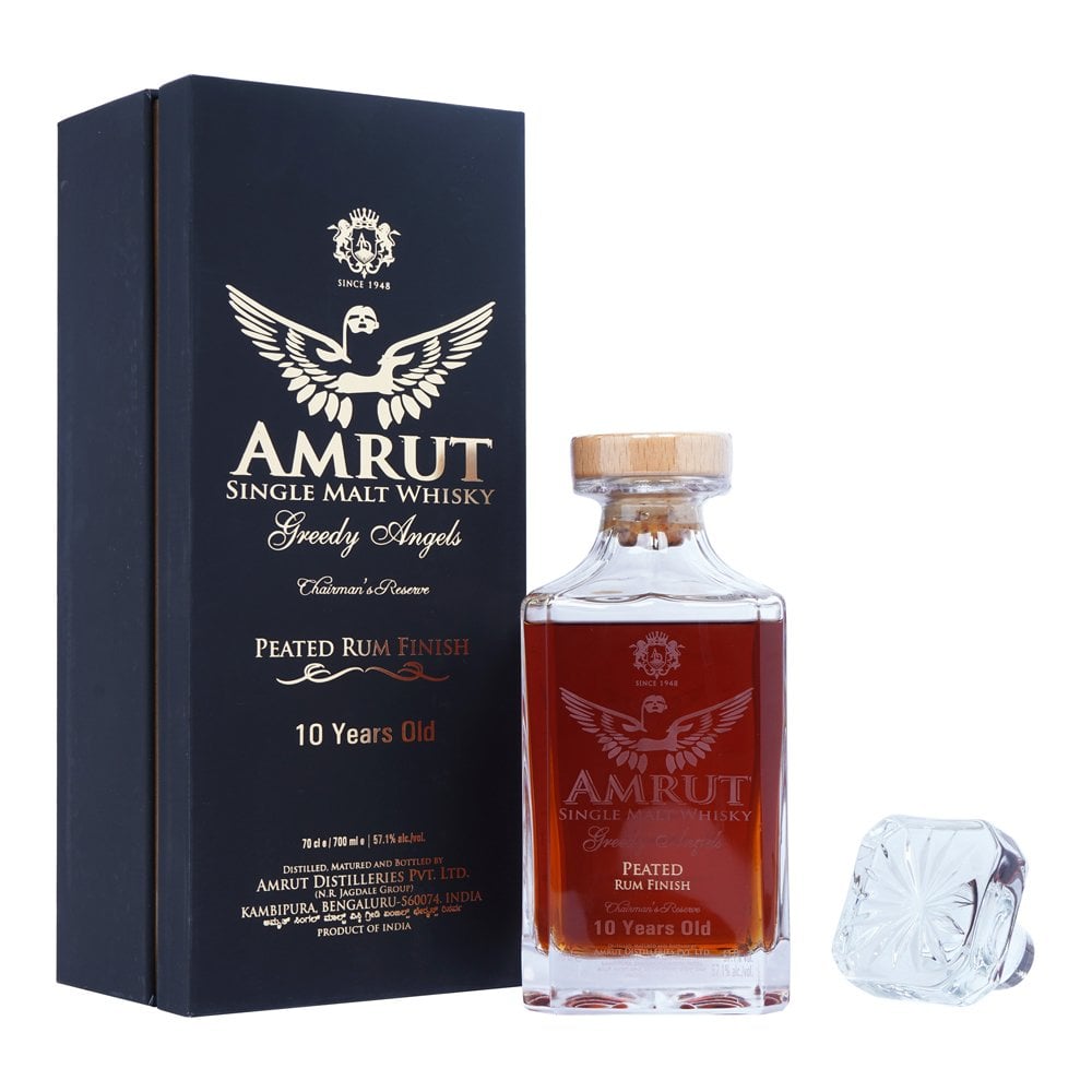 Amrut Greedy Angels 10 Year Old – Peated Rum Cask