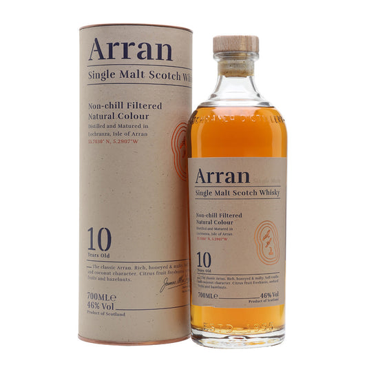 Arran 10 Year Old Island Single Malt Scotch Whisky