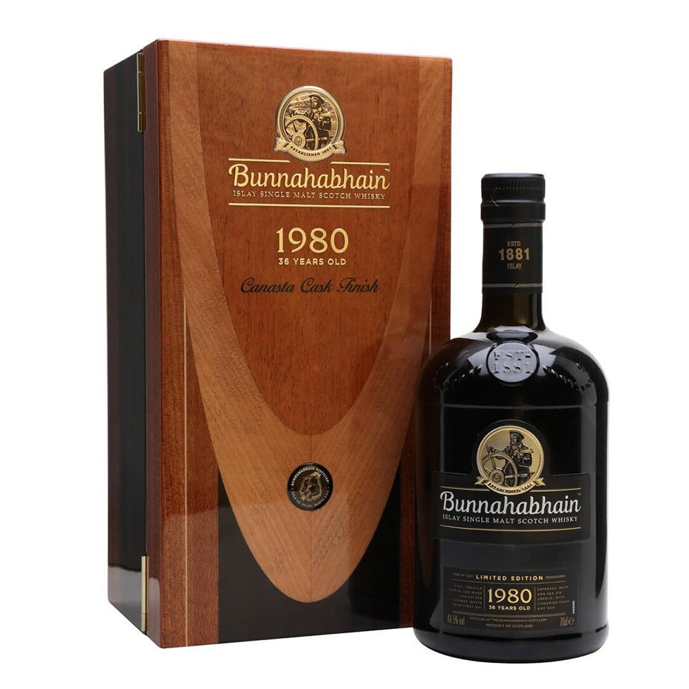 Bunnahabhain 36 Year Old 1980 – Canasta Cask Finish