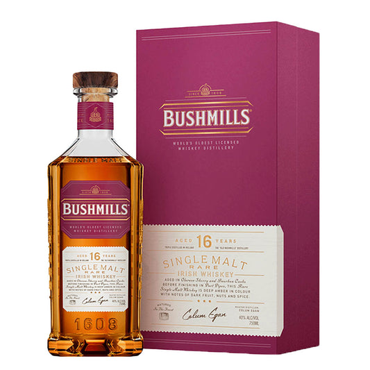 Bushmills 16 Year Old Irish Whiskey