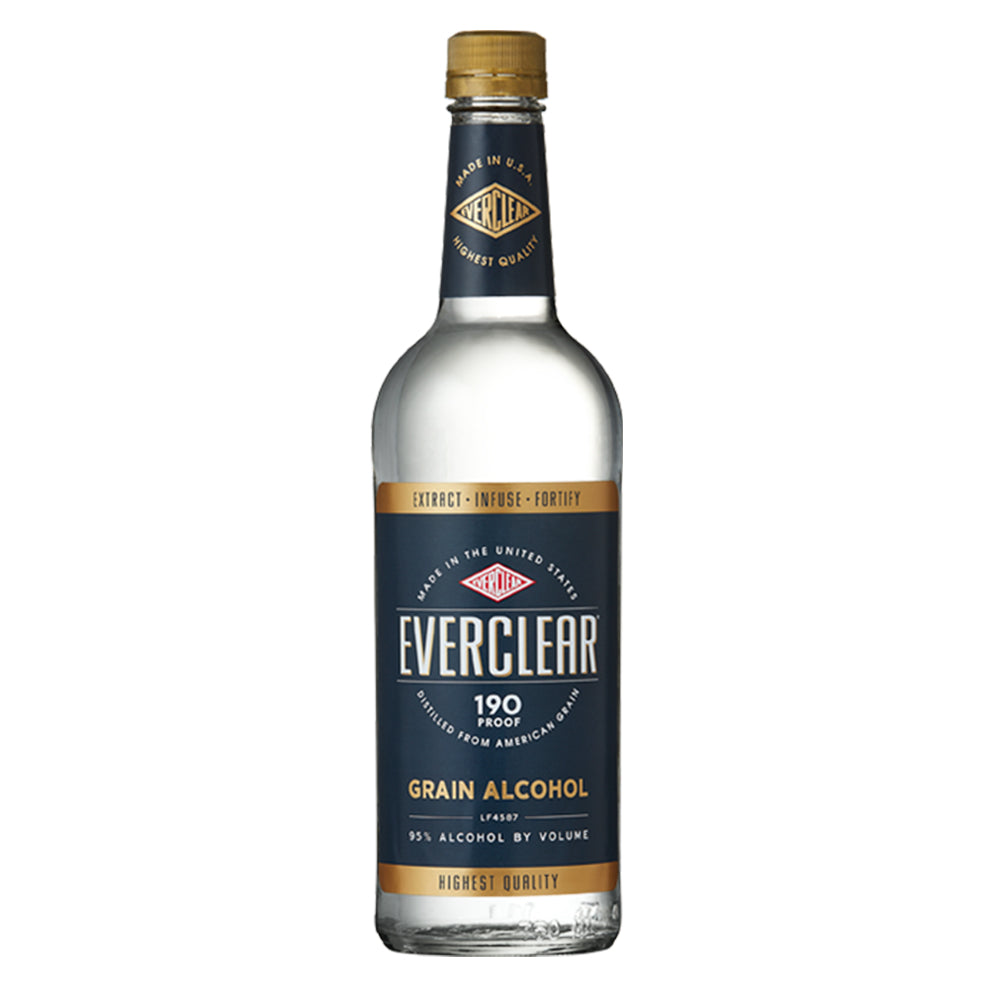 Everclear 190 Proof Grain Alcohol 750Ml Craft Cellars LTD Everclear 190 Proof Grain Alcohol 750Ml Craft Cellars LTD
