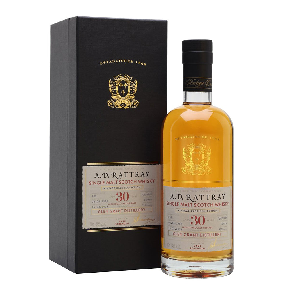 Glen Grant 30 Year Old 1988 (cask 9173) – Cask Collection (A.D Rattray)