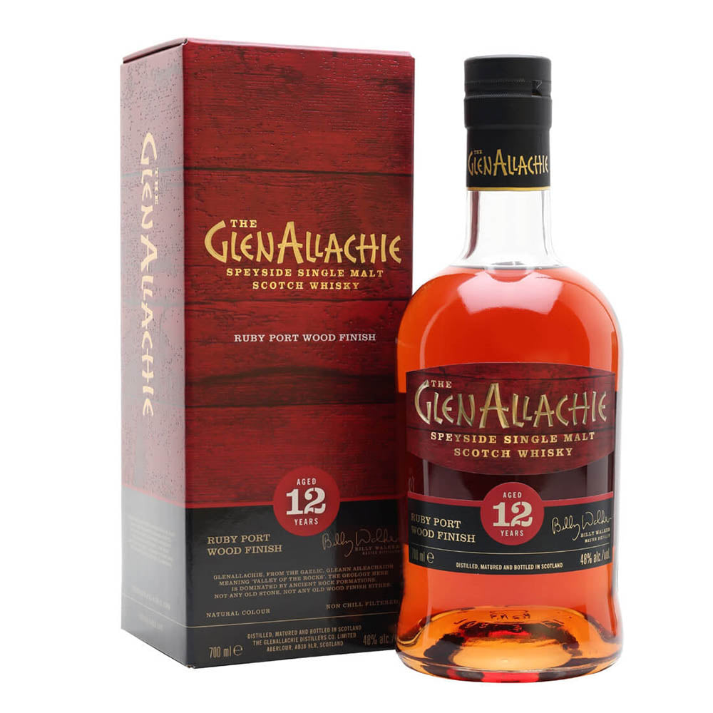 Glenallachie 12 Year Old Ruby Port Wood Finish