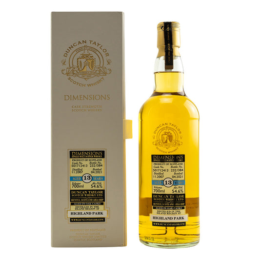 Highland Park 13 Year Old 2007 – Dimensions (Duncan Taylor)