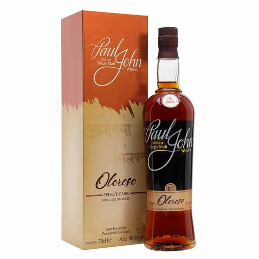 Paul John Oloroso Select Cask Single Malt Indian Whisky