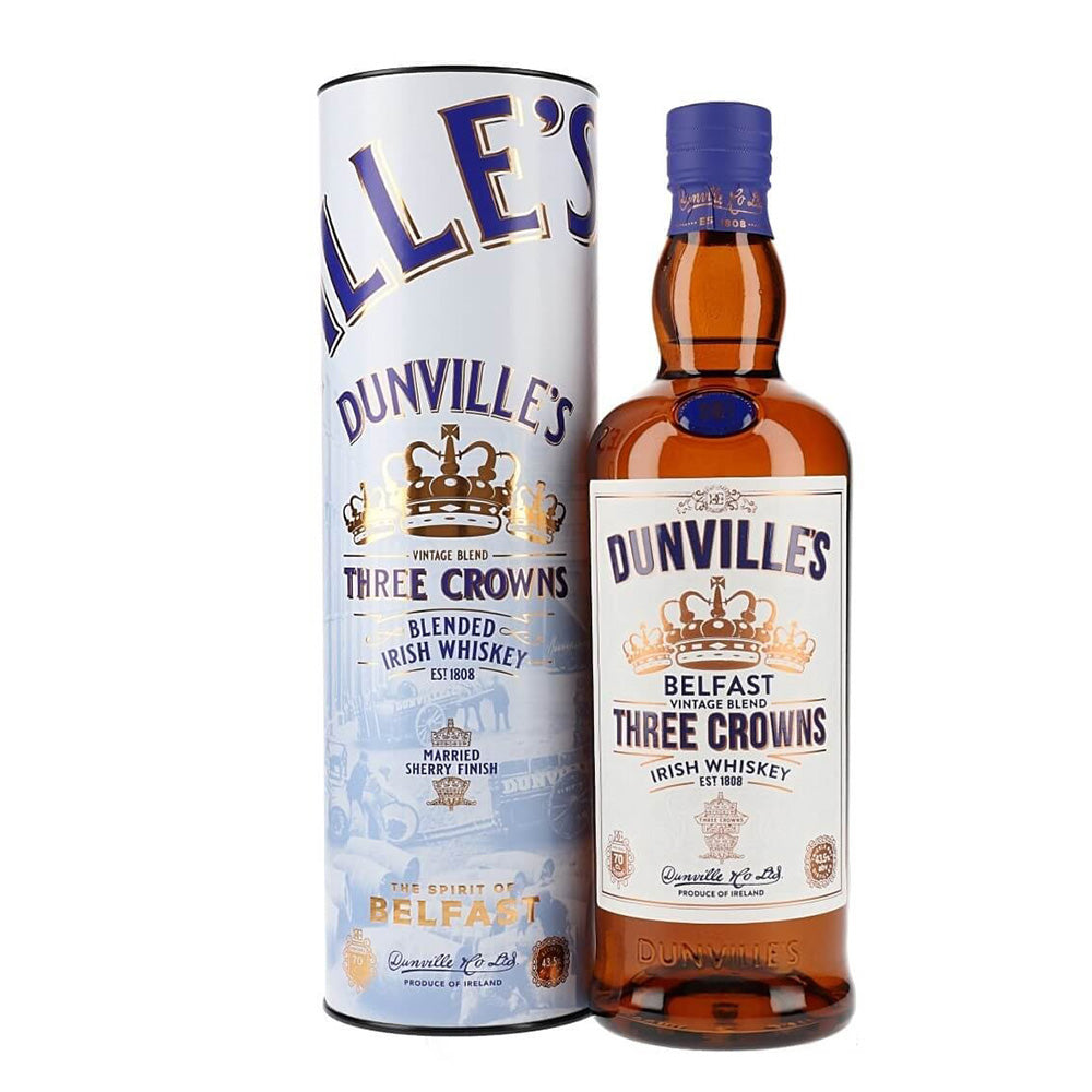 Dunville’s Three Crowns Whiskey Blended Irish Whiskey