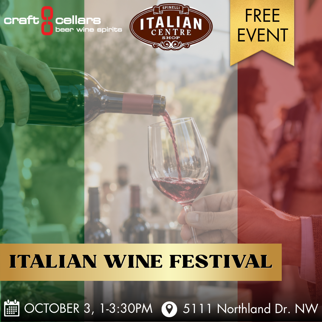 Complimentary In-Store Italian Wine Tasting Festival