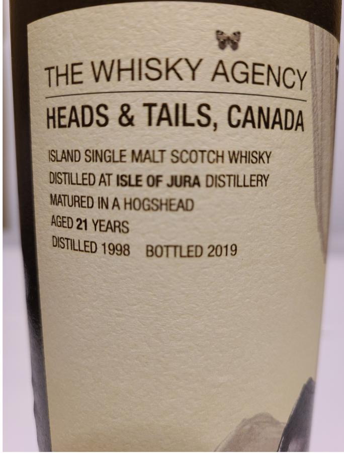 The Whisky Agency - Isle of Jura 1998 21 Year Old