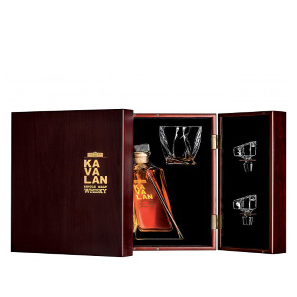 Kavalan Solist PX and Moscatel Sherry Cask with Wooden Gift B