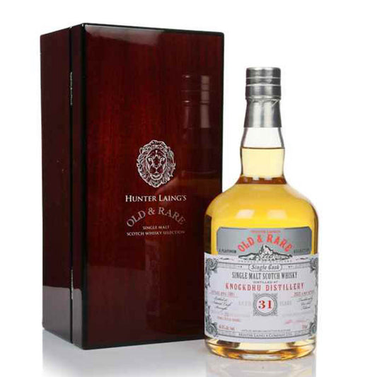 Knockdhu 31 Year Old 1991 – Old & Rare Platinum (Hunter Laing) ﻿