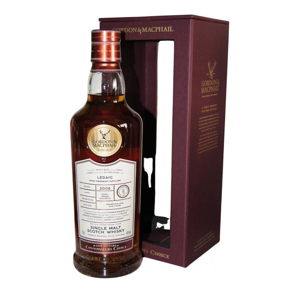 G&M Connoisseurs Choice Ledaig 2008 12 Year Old Hermitage Cask Finish