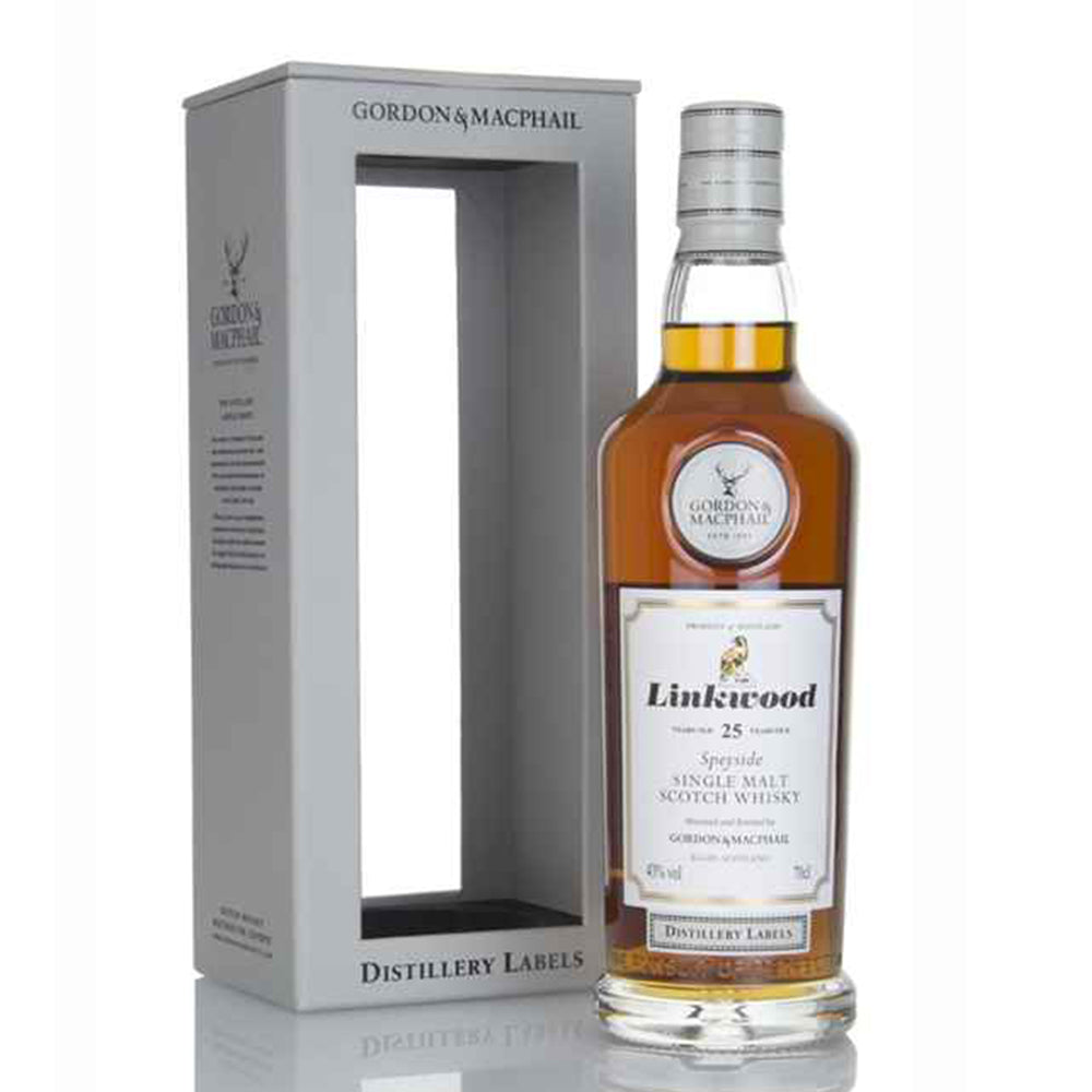 Linkwood 25 Year Old – Distillery Labels Gordon & MacPhail ﻿