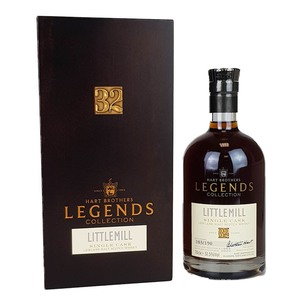The Hart Brothers Legends Collection -Littlemill 32 Year Old 1988 Vintage Sherry Cask