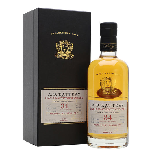 A.D. Rattray Vintage Cask Collection - Miltonduff 34 Year Old 1983 (cask 7449) (47.3%