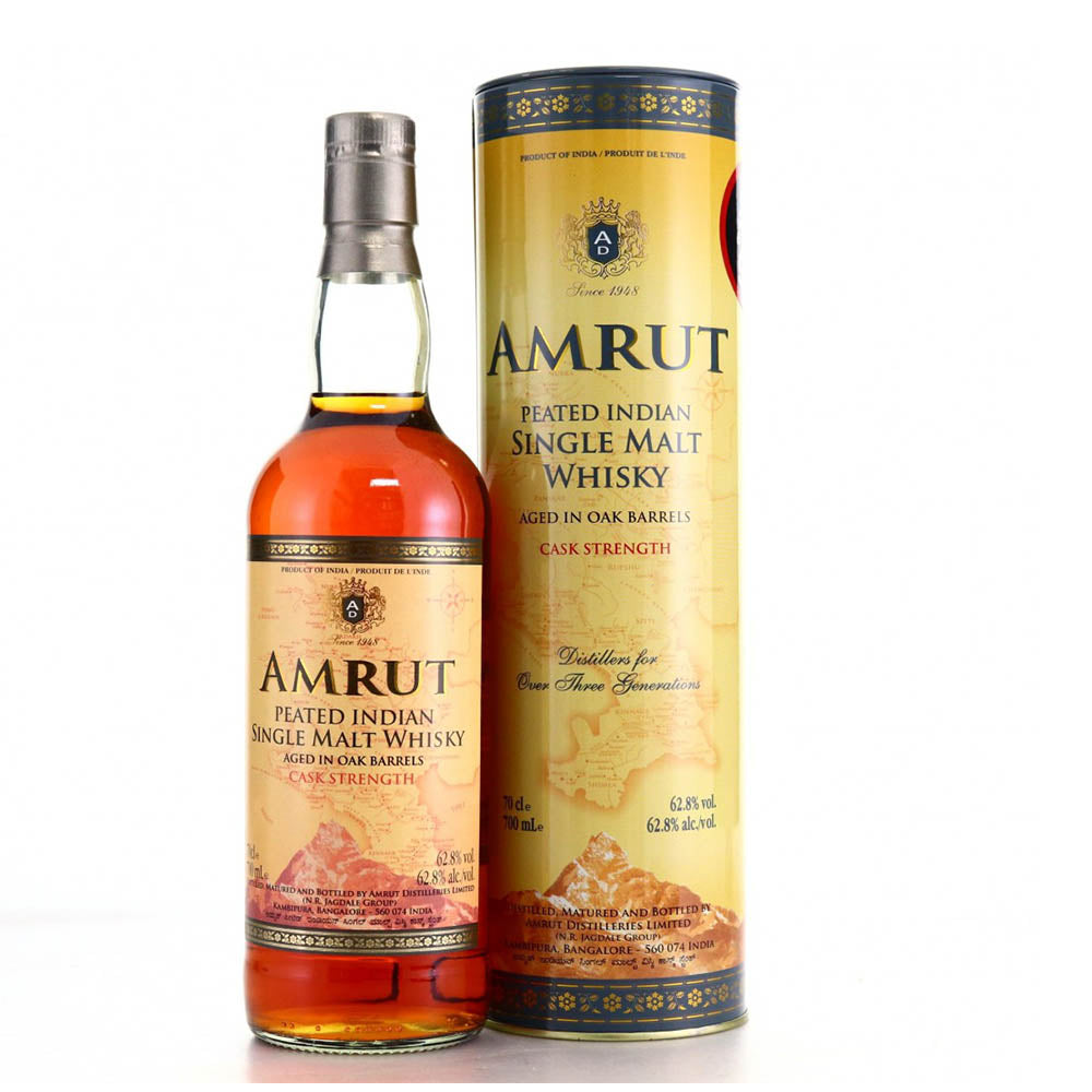 Amrut Peated Cask Strength Indian Single Malt Whisky