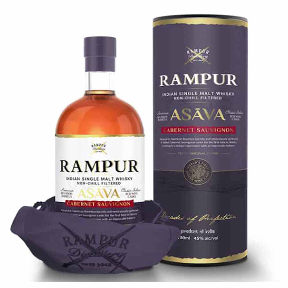 Rampur Asava Indian Single Malt Finished in Cabernet Sauvignon Casks