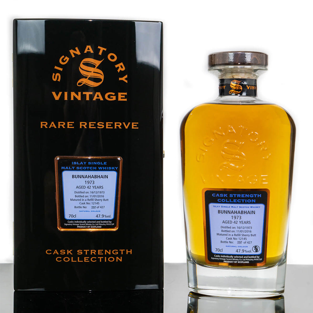 Bunnahabhain 1973 42 Year Old Rare Reserve (Signatory)