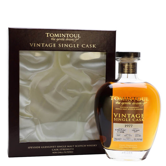 Tomintoul 1977 44 Year Old Cognac Cask