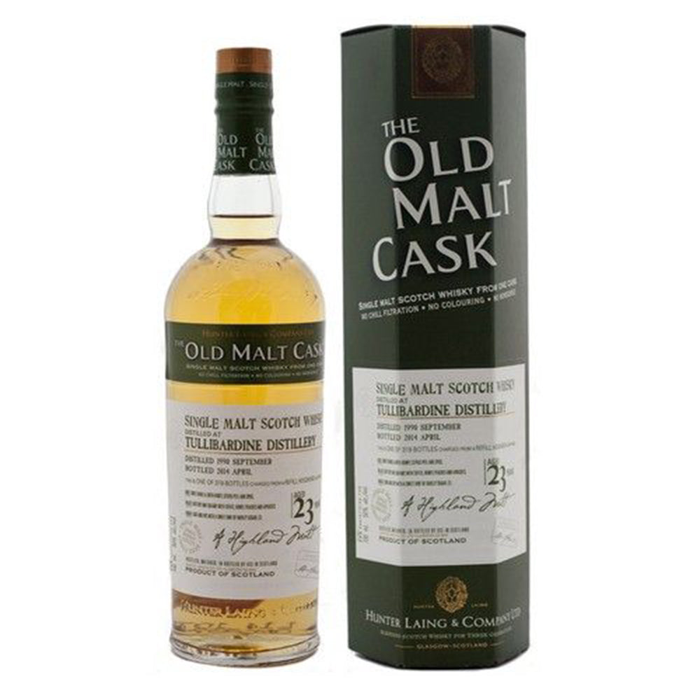 Old Malt Cask Tullibardine 23 Year Old 1990