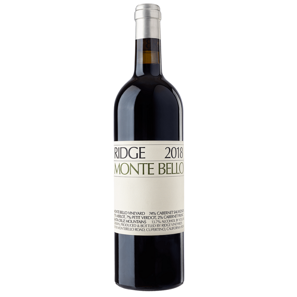 Ridge 2018 Monte Bello Cabernet Sauvignon