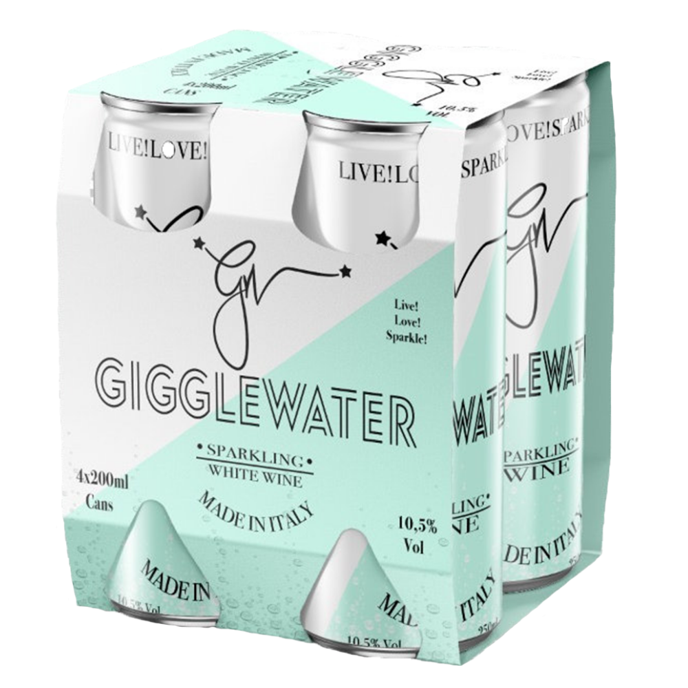 Gigglewater Sparkling White Cans