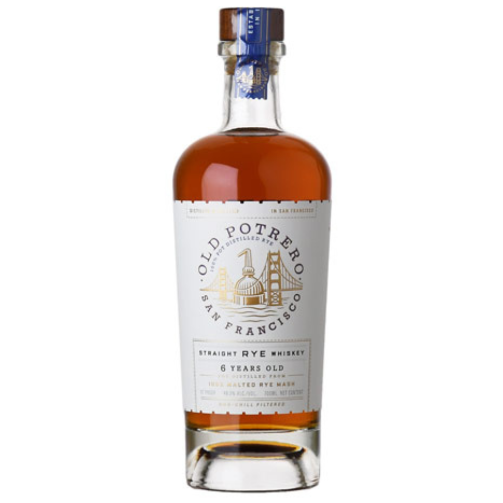 Old Potrero 6 Year Old Single Malt Straight Rye American Whiskey