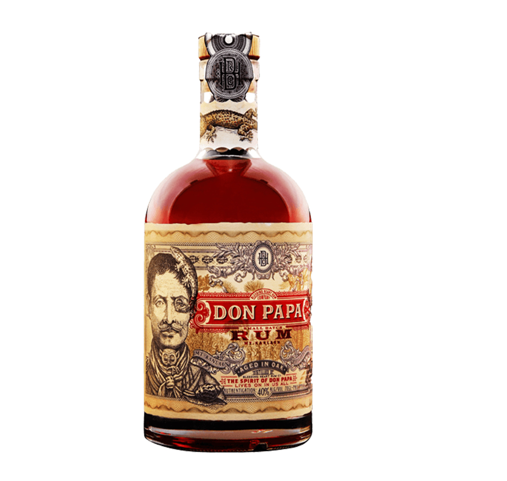 Don Papa Small Batch Rum (40% abv) - Craft Cellars